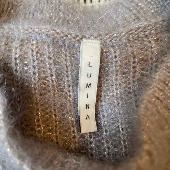 Lumina cropped, drop-sleeve, crew neck sweater - Picture 5 of 8